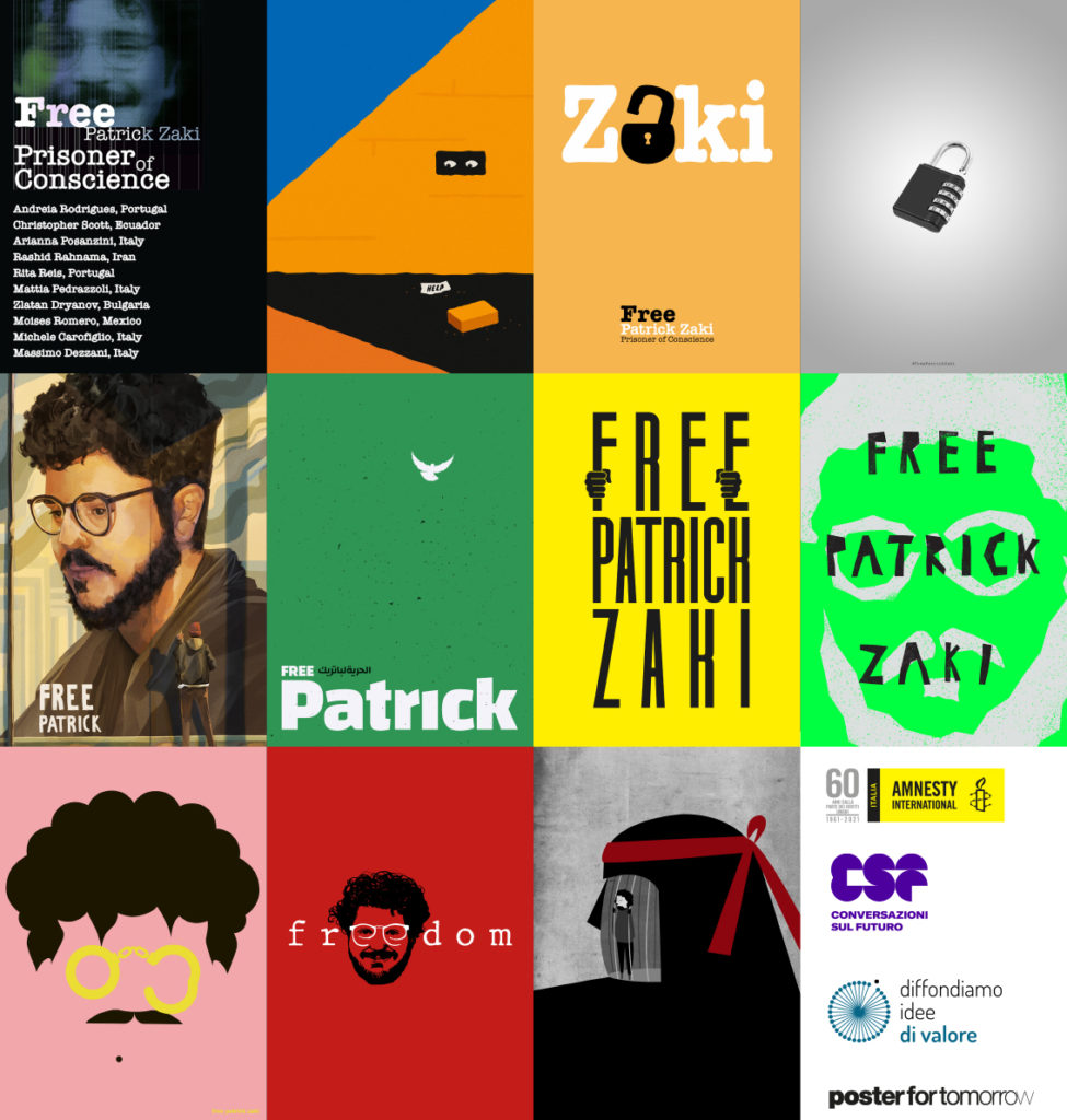 Free Patrick Zaki: i 10 poster vincitori!